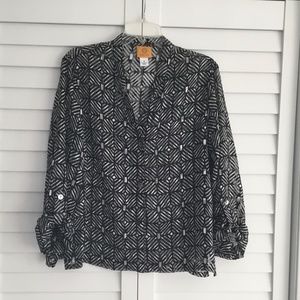 Ruby Road  Sheer Blouse